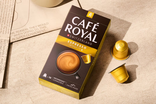 Café espresso intensité 6 - 10 capsules compatibles Nespresso