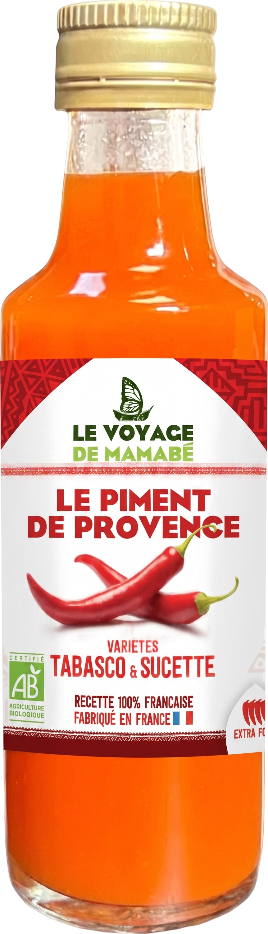 Sauce au piment rouge Tabasco bio - 108g