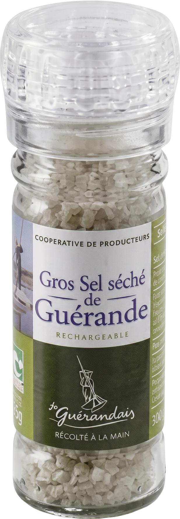Gros sel séché de Guérande en moulin - 75g