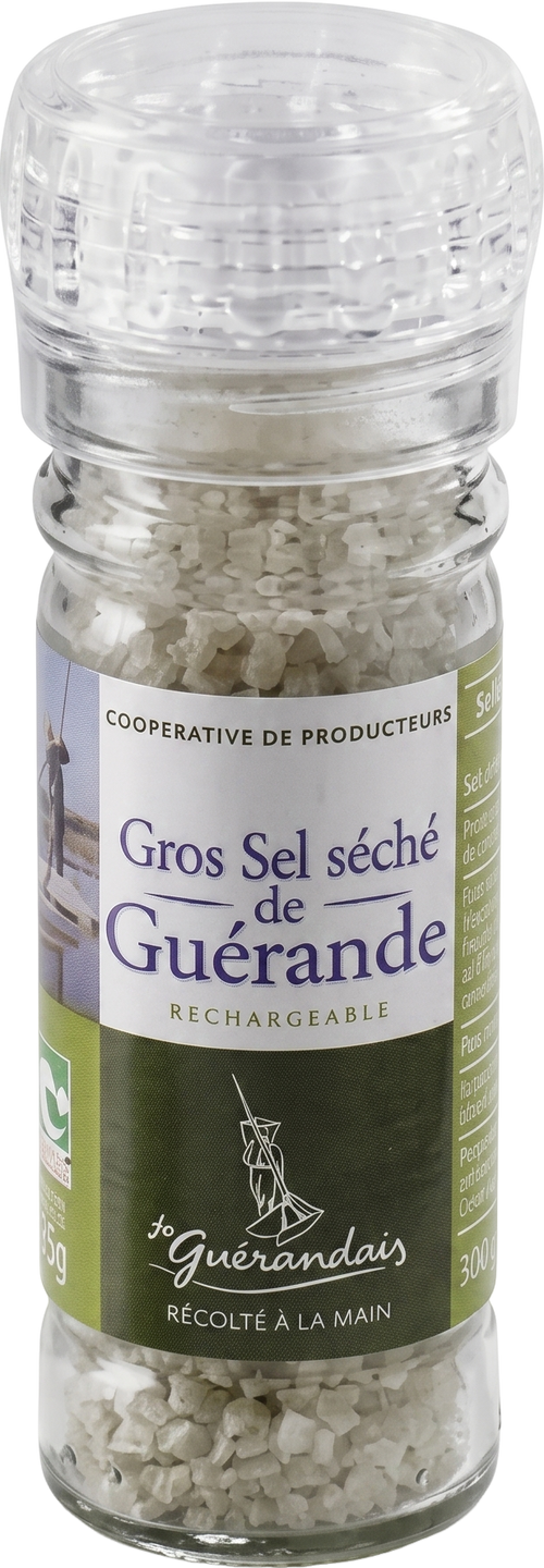 Gros sel séché de Guérande en moulin - 75g