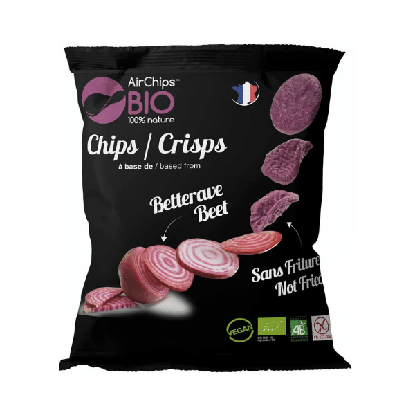 Airchips - Chips de betterave nature bio - 30g