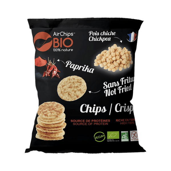 Airchips - Chips de pois de chiche au paprika bio - 30g