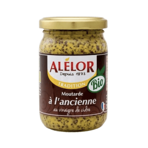 Alélor - CADEAU Moutarde à l'ancienne bio - 200g