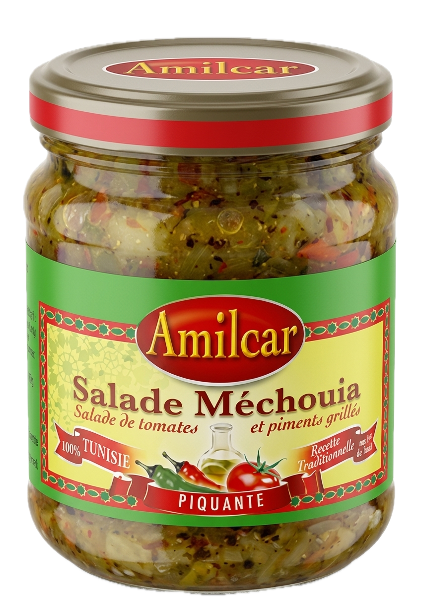 Amilcar - Salade méchouia piquante - 190g - 3700604200604