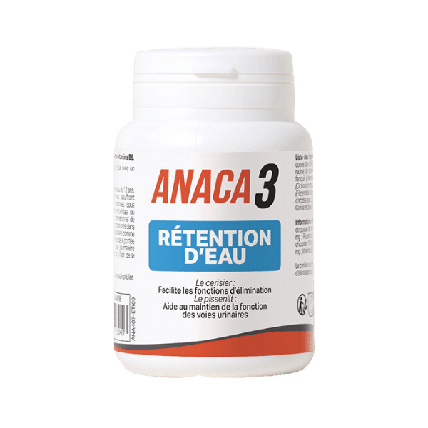 ANACA3 - Rétention d'eau - 60 gélules