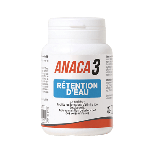 ANACA3 - Rétention d'eau - 60 gélules