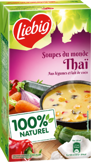 Soupes du monde Thaï - 1L