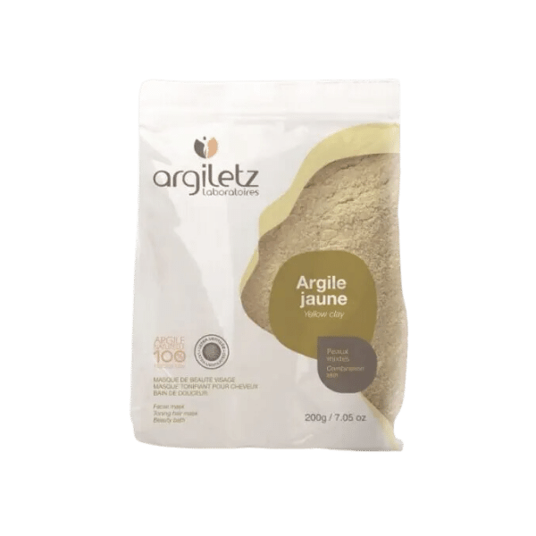 Argiletz - Argile jaune ultra ventilée bio - 200g