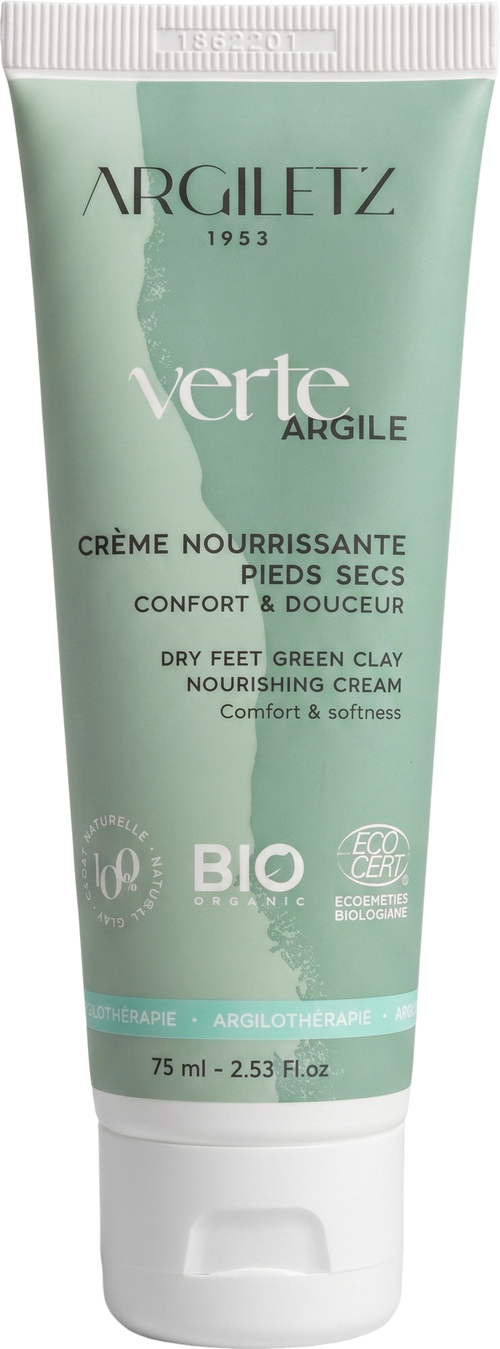 Argiletz - Crème nourrissante pieds secs bio - 75ml - 3326100000397