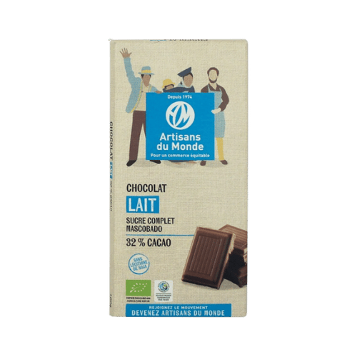 Artisans Du Monde - Chocolat au lait bio - 100g