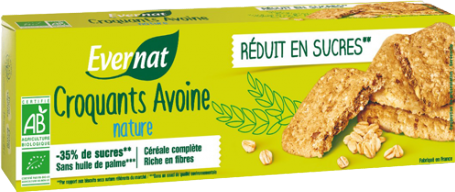 Croquant avoine nature bio - 130g