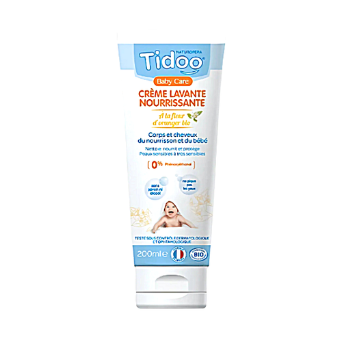 Crème lavante et nourrissante bio - 200ml