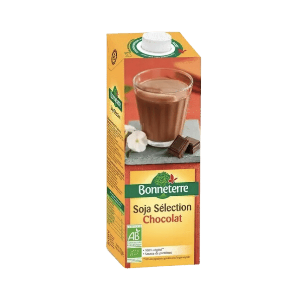 Boisson au soja et chocolat bio - 1L - Bonneterre