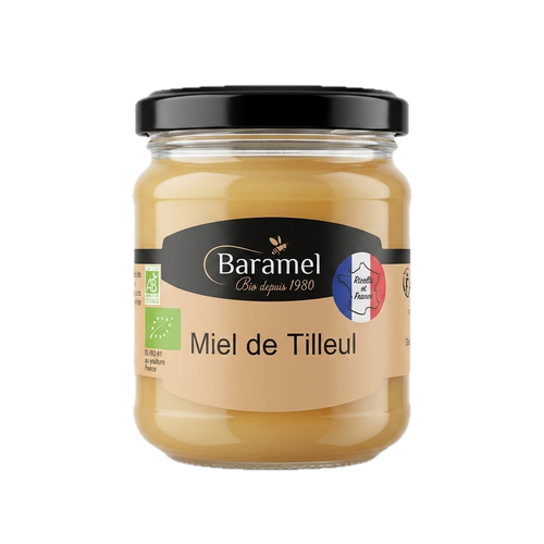 Baramel - Miel de tilleul bio - 250g - 3594480005343