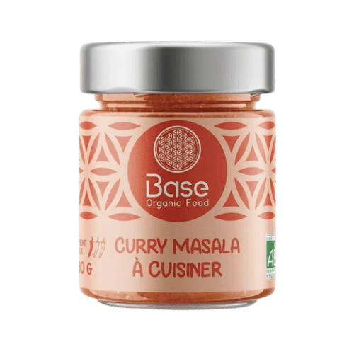 Base Organic Food - Pâte de curry masala à cuisiner bio - 130g
