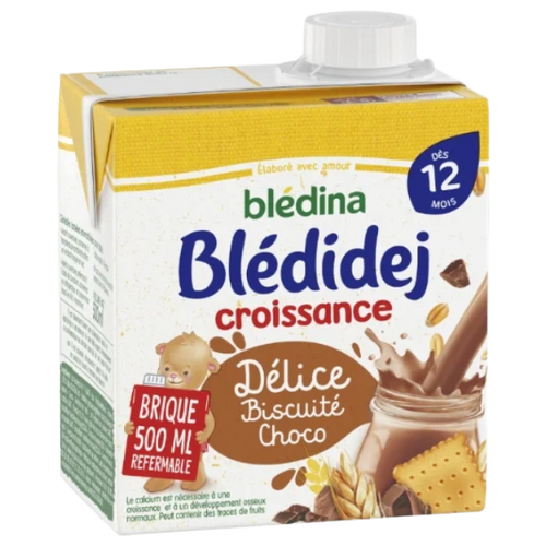Céréales lactées bébé Délice biscuité choco - 500ml