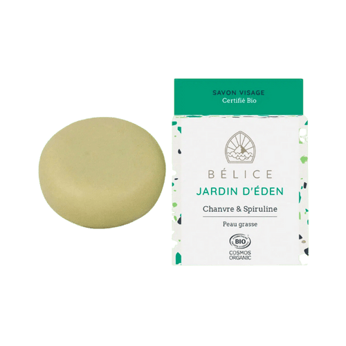 Bélice - Savon visage jardin d'éden bio - 80g