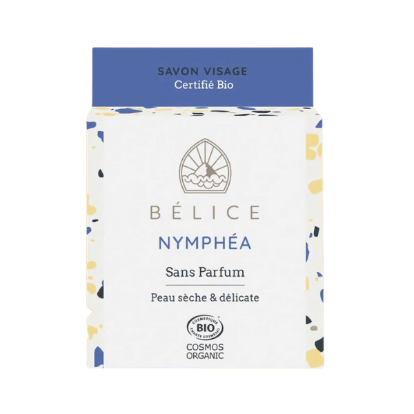 Bélice - Savon visage Nymphea pour peaux sèches et délicates bio - 80g