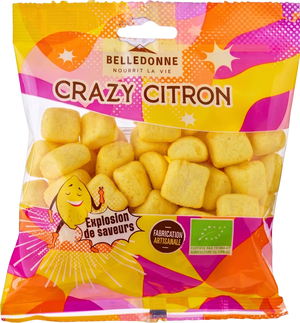 Belledonne - Guimauve au citron bio - 120g - 3700531213654