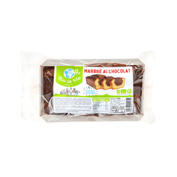 Bio La Vie - Cake marbré au chocolat bio - 220g