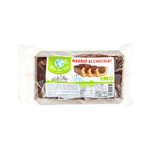 Bio La Vie - Cake marbré au chocolat bio - 220g