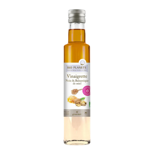 Bio Planète - Vinaigrette noix & balsamique de miel bio - 250 ml - 3445020008655