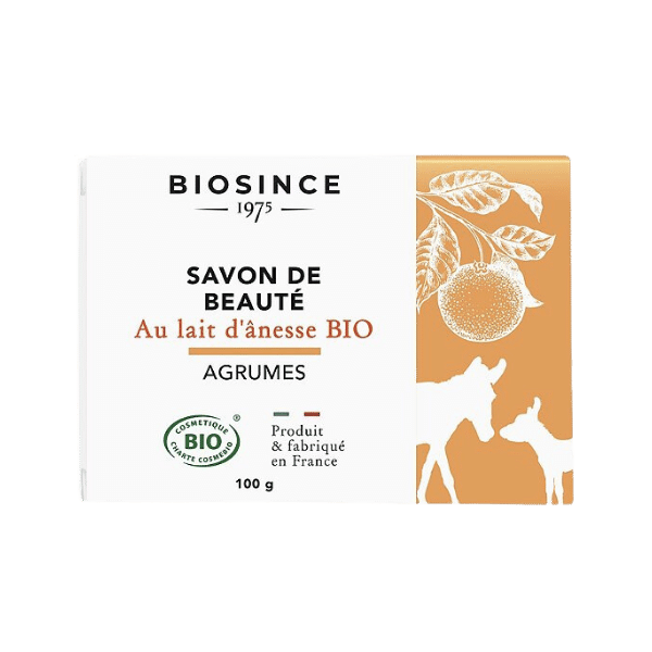 Bio Since 1975 - Savon au lait d'ânesse aux agrumes bio - 100g
