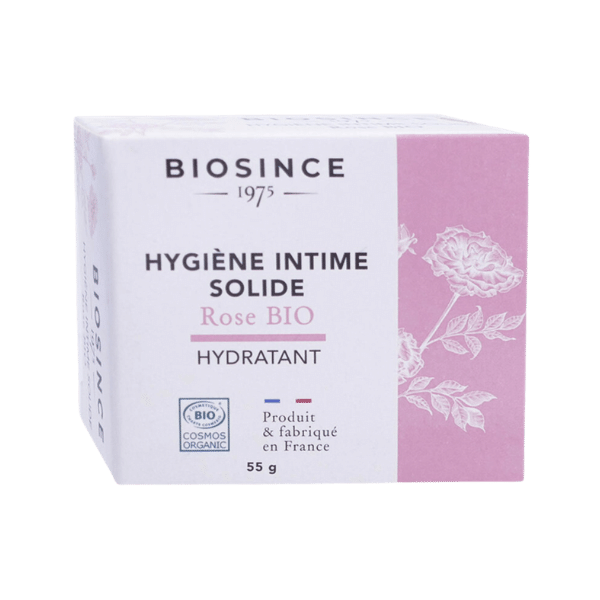Bio Since 1975 - Savon intime hydratant solide à la rose bio - 55g