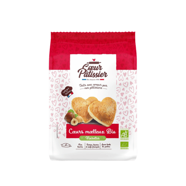 Bio Soleil - Coeurs moelleux noisette bio - 180g - 3423720022546