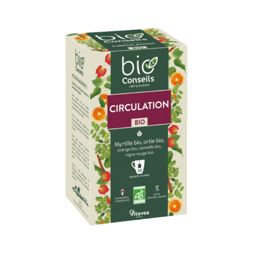 BioConseils - Infusion circulation bio - 20 sachets