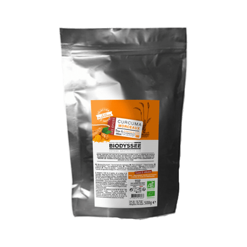 Biodyssée - Curcuma en morceaux bio - 500g