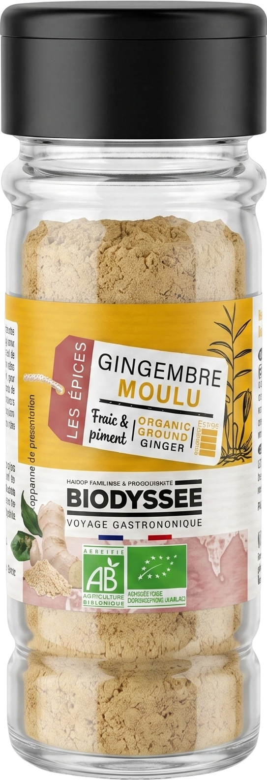 Biodyssée - Gingembre moulu bio - 35g - 3760308961034