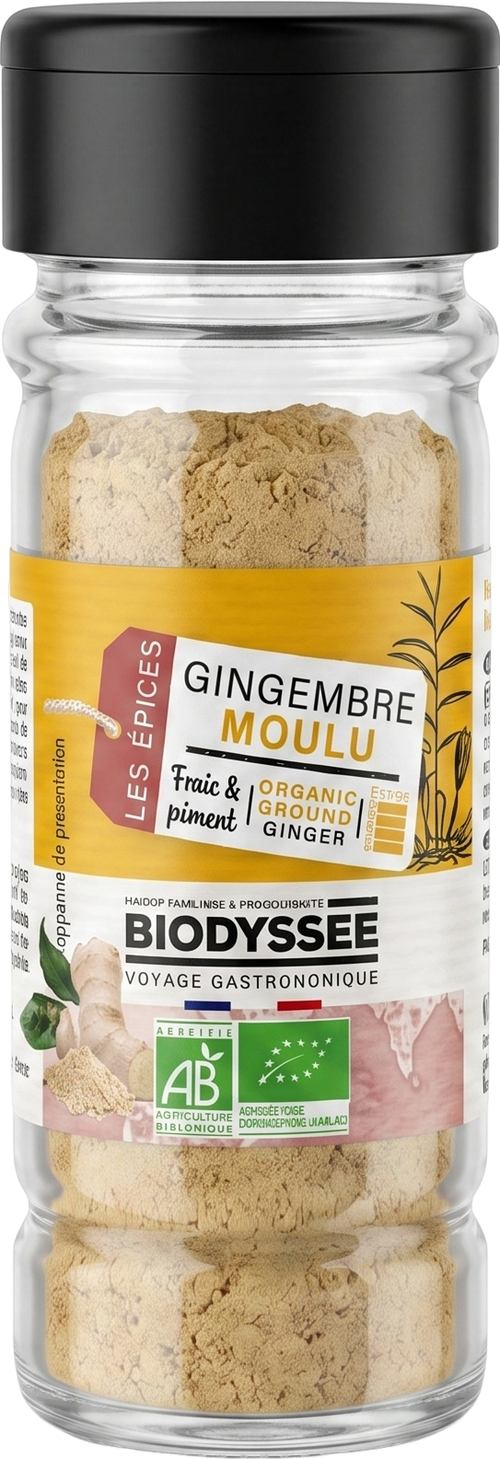 Biodyssée - Gingembre moulu bio - 35g - 3760308961034