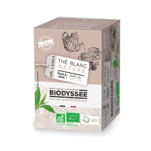 Biodyssée - Infusettes thé blanc de Ceylan bio - x20