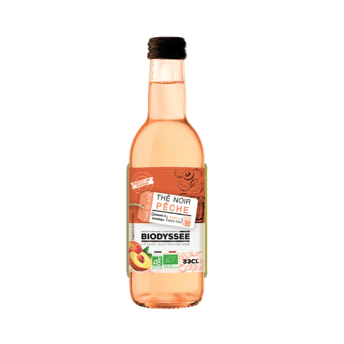 Biodyssée - Thé glacé pêche bio - 33cl