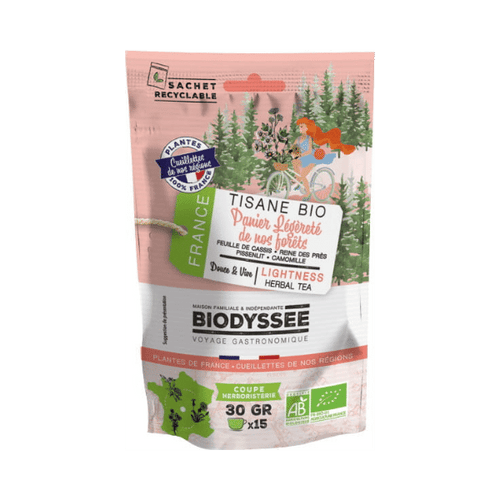 Biodyssée - Tisane légèreté de nos forêts bio - 30g