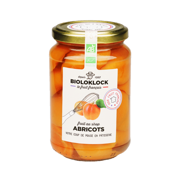 Biolo'Klock - Abricots au sirop bio - 360g