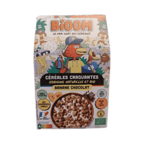 bioom - Céréales craquantes banane chocolat - 300g