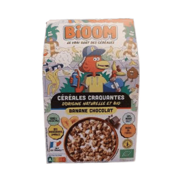 bioom - Céréales craquantes banane chocolat - 300g