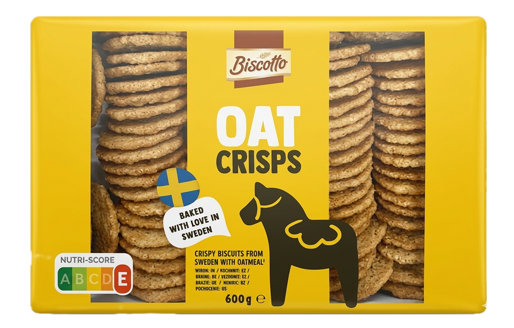 Biscotto - Biscuits aux flocons d'avoine - 600g - 4068706149290