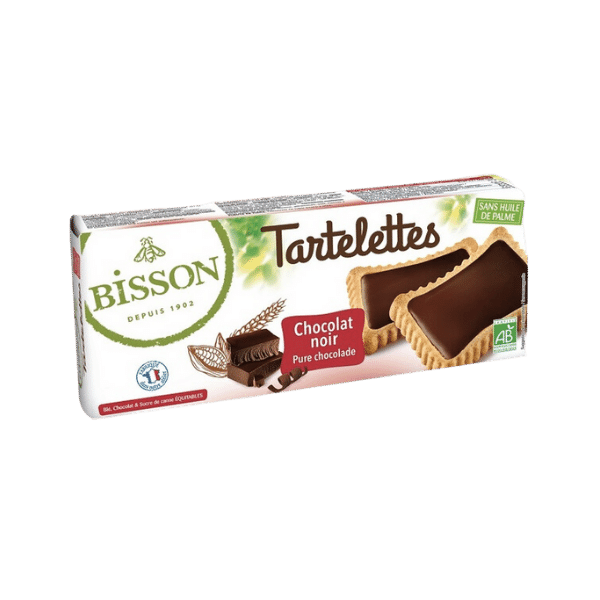 Bisson - Tartelettes chocolat noir bio - 150g