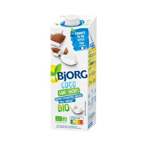 Bjorg - Boisson à la coco sans sucres bio - 1L