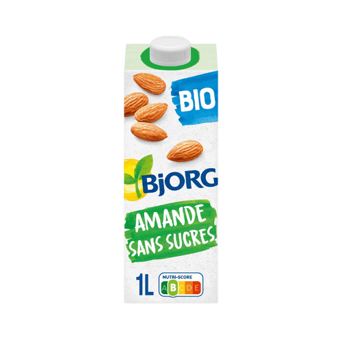 Bjorg - Boisson végétale à l'amande bio sans sucres ajoutés - 1L