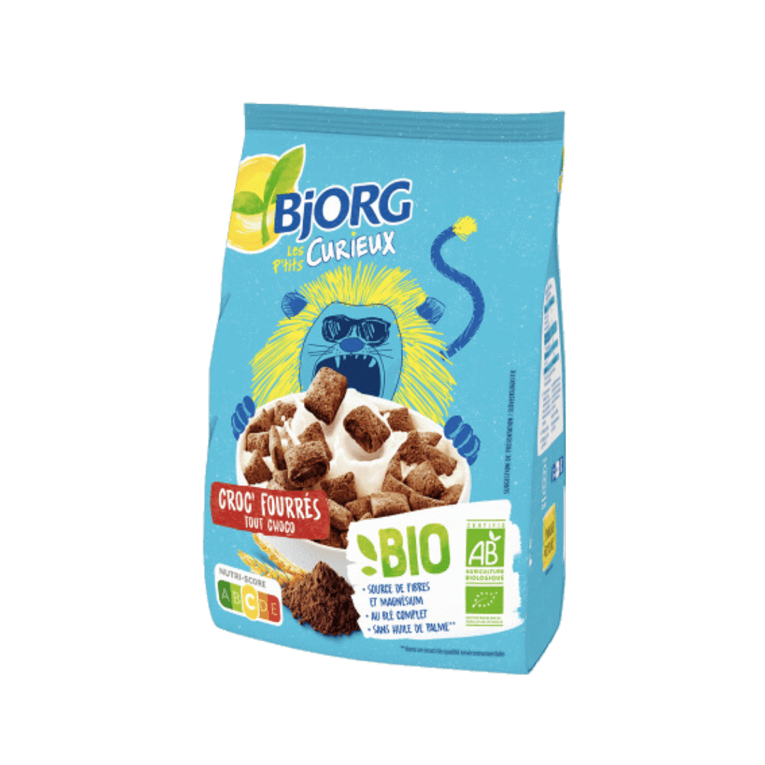 Bjorg - Croc'fourrées tout choco bio - 350g