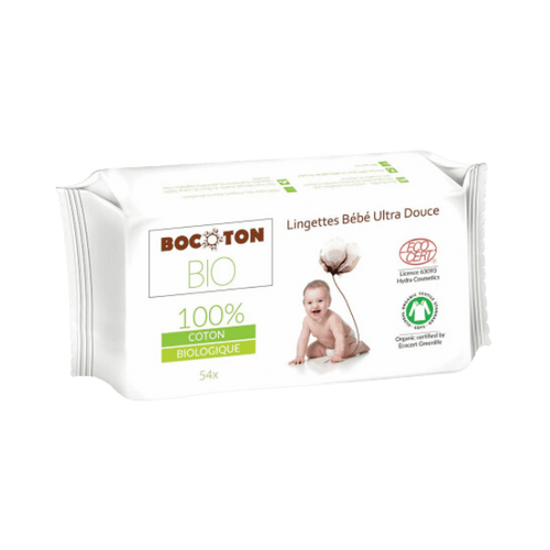 Bocoton - Lingette bébé bio 100% coton - x54