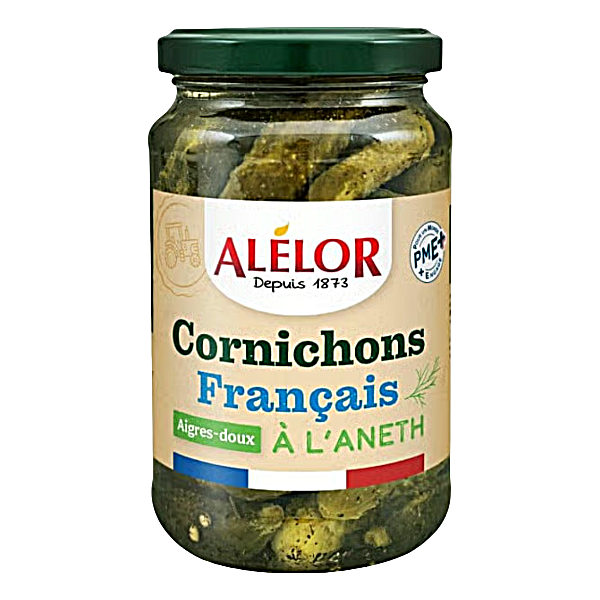 Cornichons aigre doux à l'aneth - 350g