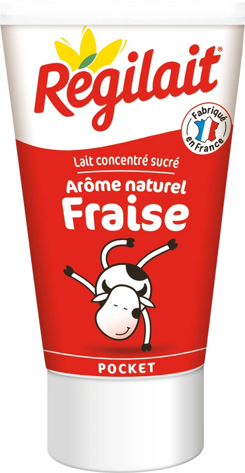 Lait concentré sucré à la fraise - 60g