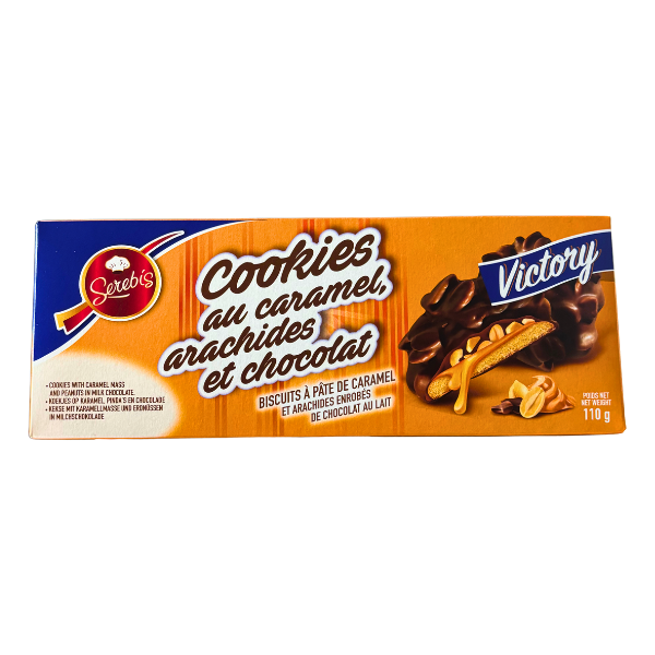 Cookies caramel arachides et chocolat - 110g