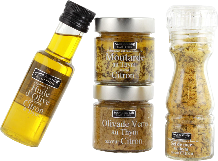 Coffret autour du citron et du thym