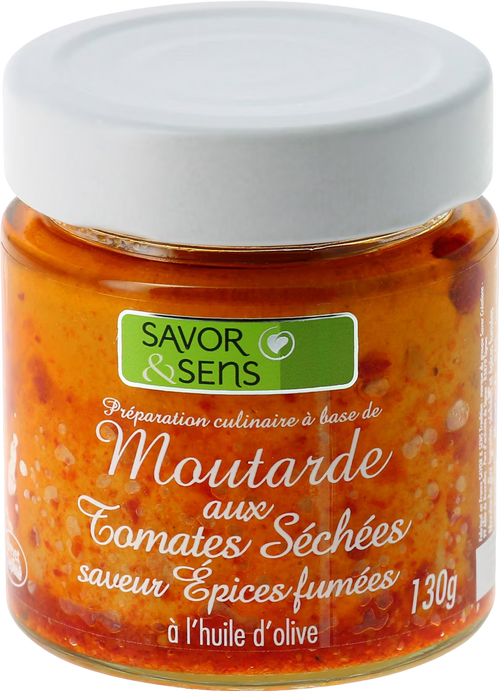 Moutarde aux tomates séchées saveur épices fumées - 190g